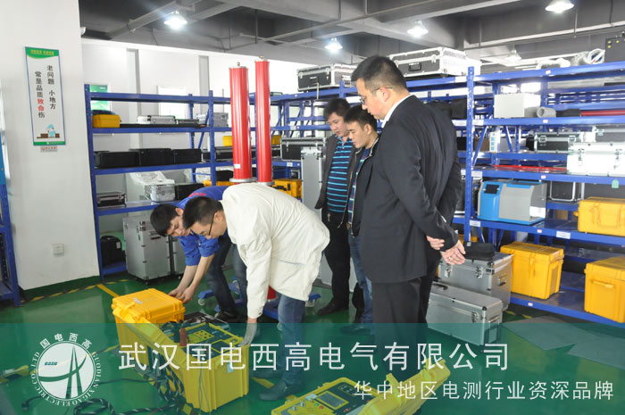 国电西高迎来昆山客户来访