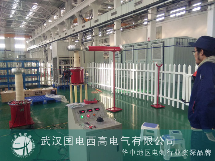 我司技术人员为常州博瑞调试工频耐压