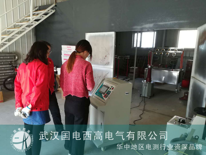 国电西高远赴大庆调试安全工器具等设备
